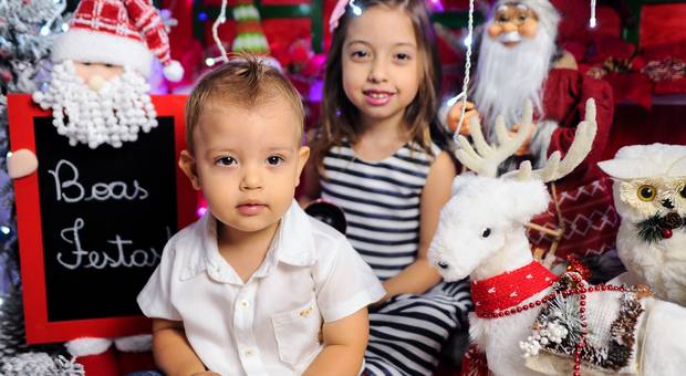 ACOMPANHAMENTO MENSAL de ENSAIO DE NATAL LARISSA E LUCAS