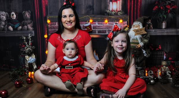 ENSAIOS TEMÁTICOS de ENSAIO DE NATAL MARIA CLARA E VALENTINA