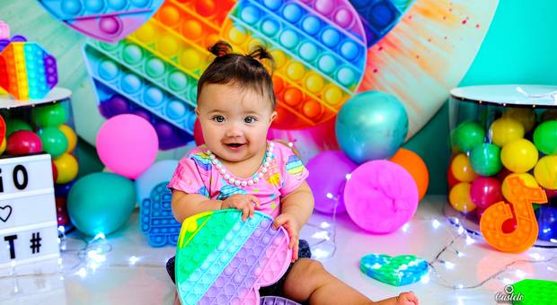 ACOMPANHAMENTO MENSAL de VALENTINA 7 MESES