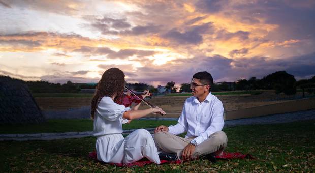 Casal de O Noivado do Tiago e da Noemia
