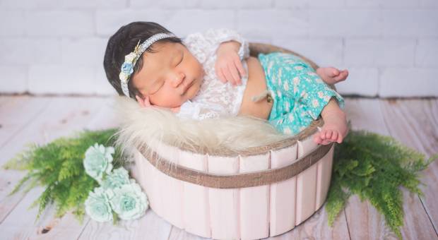 |NEWBORN - MENINAS| de CESTA - ROSA BABY