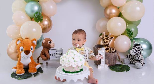 |SMASH THE CAKE E ANIVERSÁRIO| de SAFARI - BALÕES 2