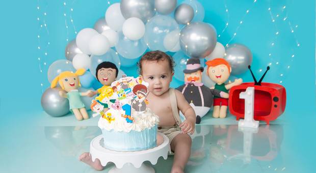 |SMASH THE CAKE E ANIVERSÁRIO| de MUNDO BITA - BALÕES