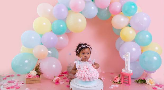 |SMASH THE CAKE E ANIVERSÁRIO| de JARDIM ENCANTANDO - BALÕES 5