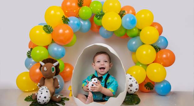 |SMASH THE CAKE E ANIVERSÁRIO| de DINOSSAURO 1