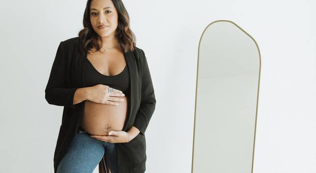 Gestante de Caroline Marques