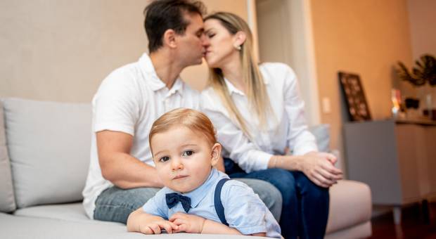 Ensaio familia de Henrique 1 ano