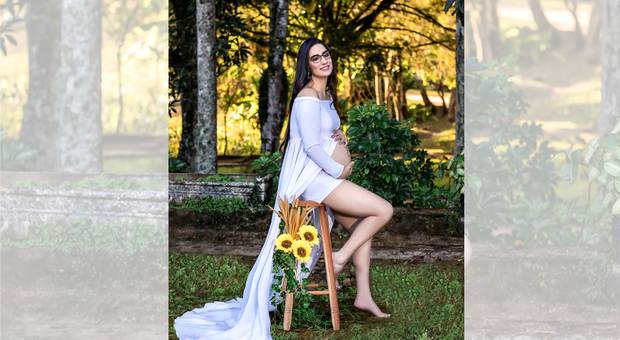 Gestante de Ensaio com a linda Gestante Vanessa