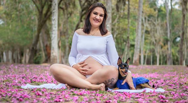 Gestante de Ensaio Gestante Kelly