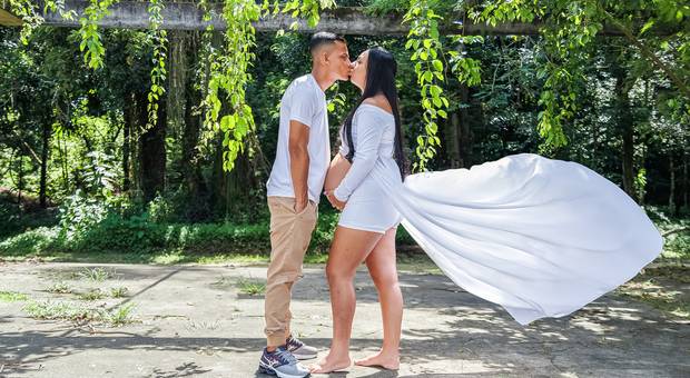 Gestante de Ensaio Gestante Jenifer