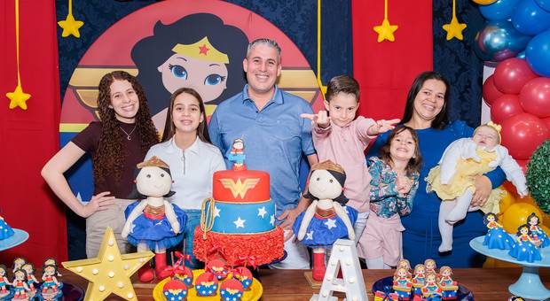 Aniversário de Aniversário da linda Ana Júlia e sua família