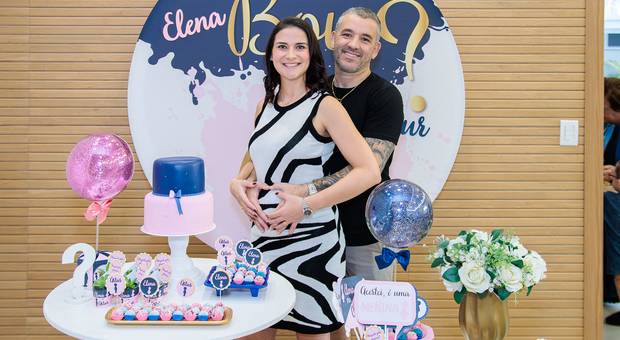 Gestante de Chá Revelação de Evelyn e Juninho