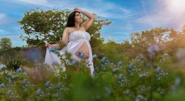 Gestante de Ensaio Gestante Leidiane