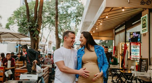 Ensaio Gestante de A espera do Murilo.