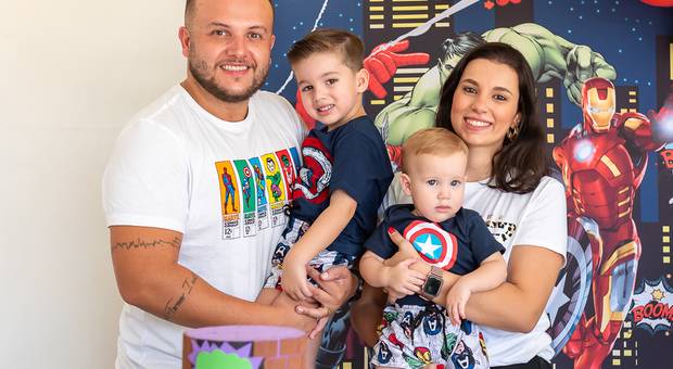 Aniversário Infantil de Aniversário Davi 1 Ano e Enzo 4 Anos