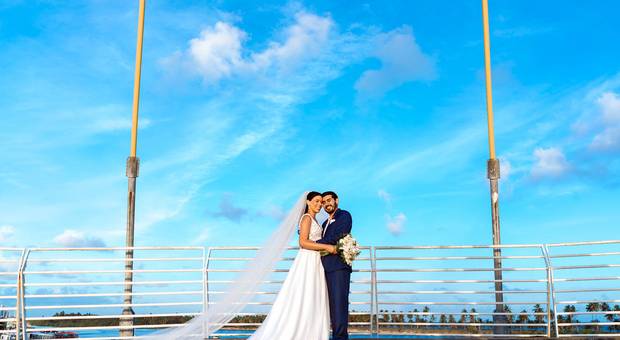 Na Praia de Danielly & Sebastian