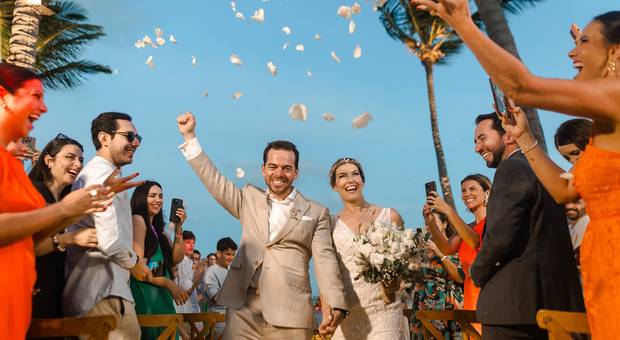 Na Praia de Micaela & Daniel