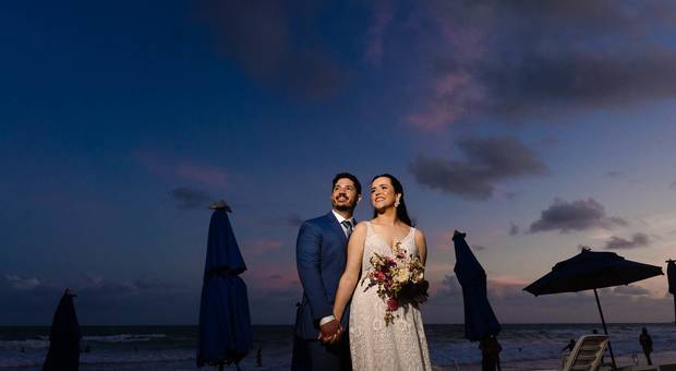 Na Praia de Suellen & Bruno