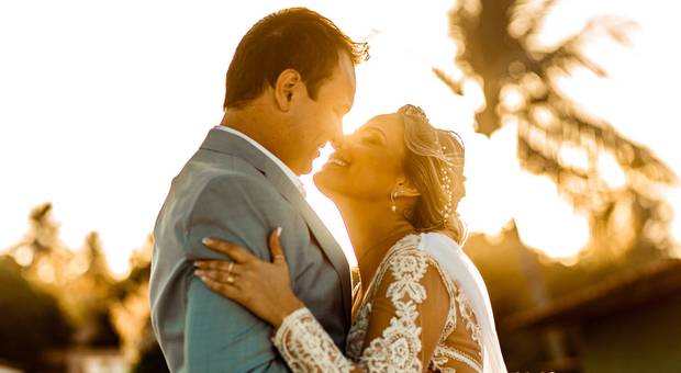 Na Praia de Talita & Bruce