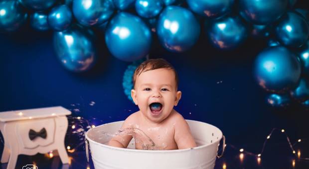 Smash the Cake de Mundo Azul do Pedro!