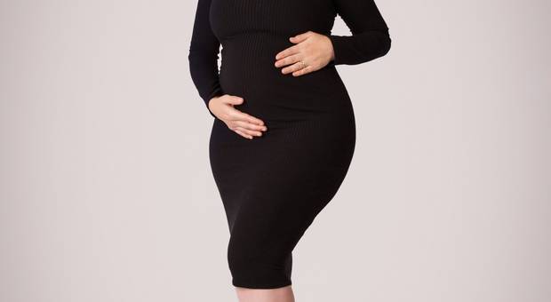 Figurinos Gestante de Tubinho Preto manga longa