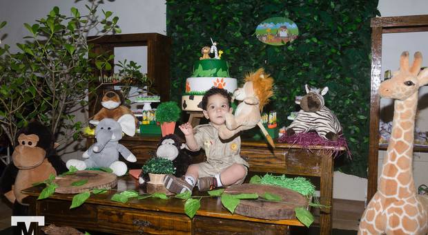 Infantíl de Aniversário do Guilherme - 1 ano 