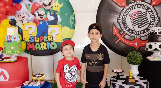 FESTAS INFANTIS de Aniversário 7 anos Thiago e 4 anos do Felipe