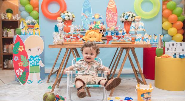 INFANTIL de FESTA TEMA PRAIA