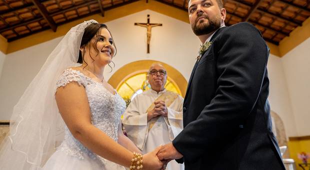 CASAMENTO de CERIMONIA CAPELA SANTA MATILDE EM PRAIA GRANDE E FESTA NO JARDIM DAS ORQUIDEAS