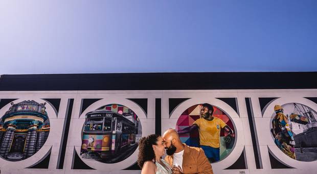 ENSAIO DE CASAL de ENSAIO DE CASAL NA PONTA DA PRAIA E NO MORRO DA ASA DELTA