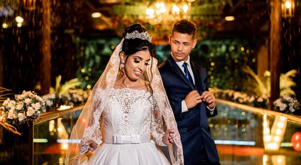 CASAMENTO de CASAMENTO NO BUFFET SAMPAIO EM SÃO VICENTE-SP