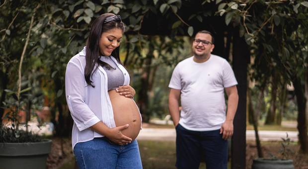 GESTANTE de ENSAIO GESTANTE - JARDIM BOTANICO DE SANTOS (SANTOS-SP)