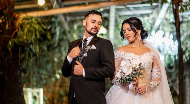 CASAMENTO de CASAMENTO NO BUFFET BRUNELLI EM SÃO VICENTE-SP
