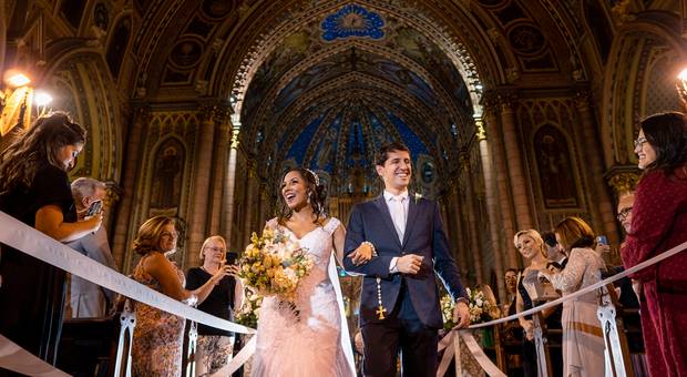 CASAMENTO de CASAMENTO NO IGREJA DO EMBARÉ EM SANTOS-SP