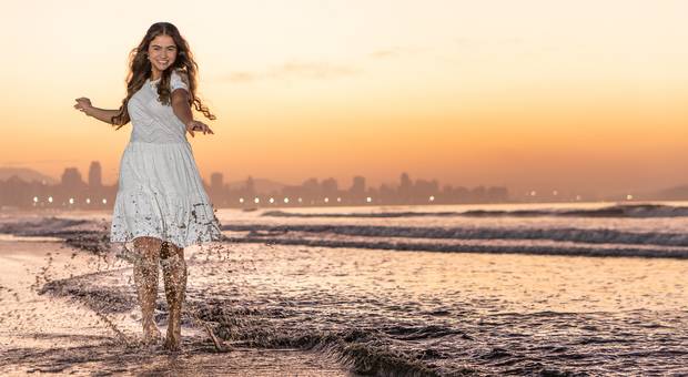 15 ANOS de ENSAIO DE 18 ANOS NA PRAIA DE SANTOS-SP