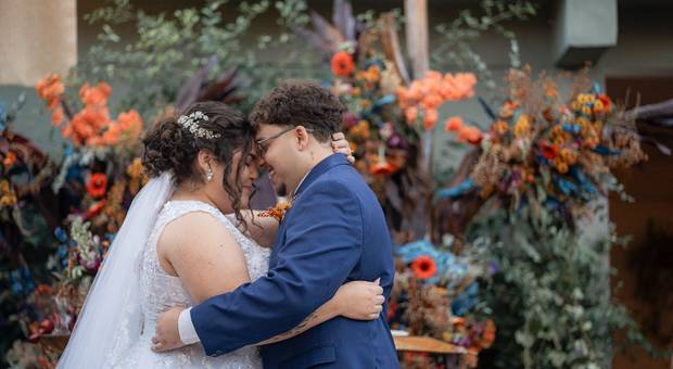 CASAMENTO de CASAMENTO CRISTÃO NO QUINTAL DA BELLA EM GUARUJÁ-SP