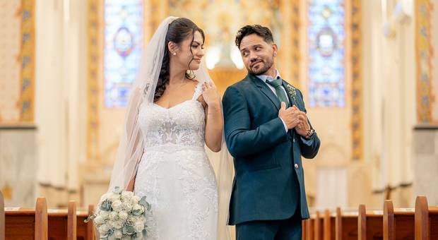 CASAMENTO de CASAMENTO NA IGREJA NOSSA SENHORA DO ROSÁRIO DE POMPÉIA EM SANTOS-SP