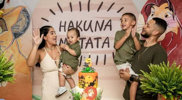 INFANTIL de FESTA INFANTIL COM O TEMA REI LEÃO E SAFARI