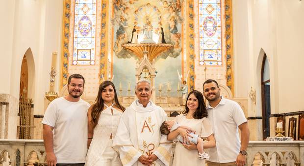BATIZADO de BATIZADO NA PAROQUIA NOSSA SENHORA DO ROSÁRIO DE POMPÉIA - SANTOS-SP