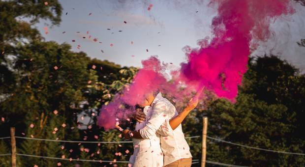 GESTANTE de ENSAIO REVELAÇÃO NO MORRO DO ASA DELTA EM SANTOS-SP