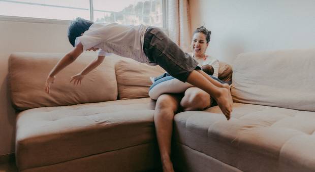 Famílias de Boas vindas ao Saulo - Ensaio família