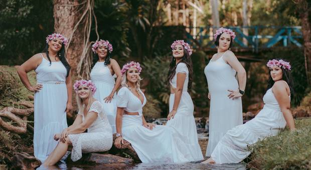 Ensaio feminino de Formandas Pedagogia