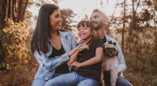 Famílias de Ensaio de família Aline, Jeferson, Alice e Moana