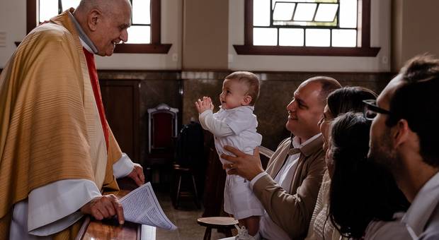 Família de Batizado do Otávio
