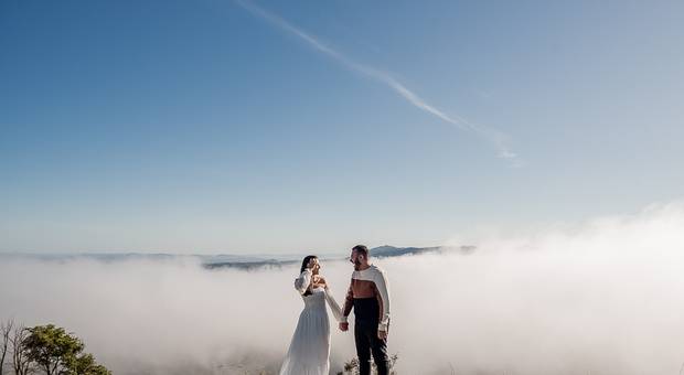 Pré Wedding / Ensaios de Priscila + Thiago - Entre as nuvens