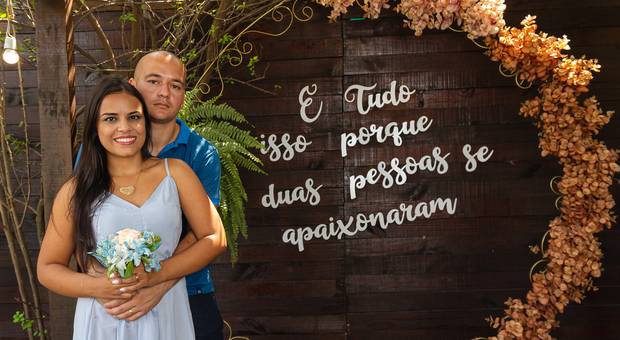 Ensaio  de  Luana e Raphael 