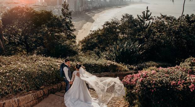 Ensaio  de  Trash The Dress - Tatiane e Marcelo