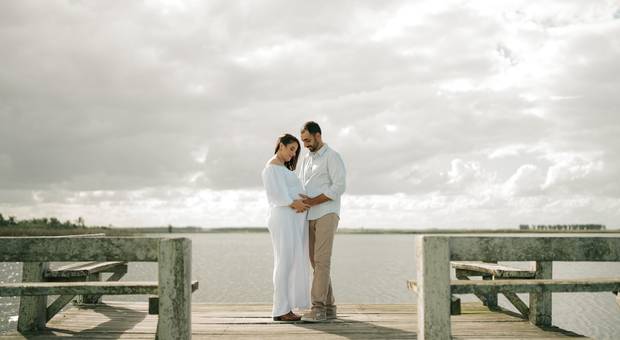 Ensaio de Grazi e Cassiano (Gestante)