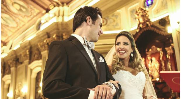 Casamentos | Ensaios de Capela da Puc São Paulo  | Fotografia Casamento - Marcella e Felipe