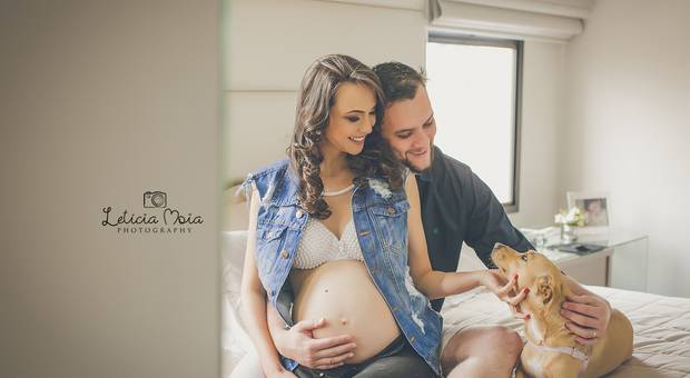 GESTANTE de Glau + Felipe = Laís